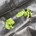 4pcs Weed Barrier Landscape Fabric with 2.95in Planting Holes Weed Control Garden Barrier Mat 3.28x11.81ft