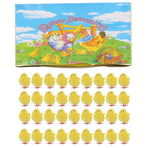 36 Pcs Mini Easter Chicks 4cm Yellow Cute Tiny Easter Chick Decoration for Home Party