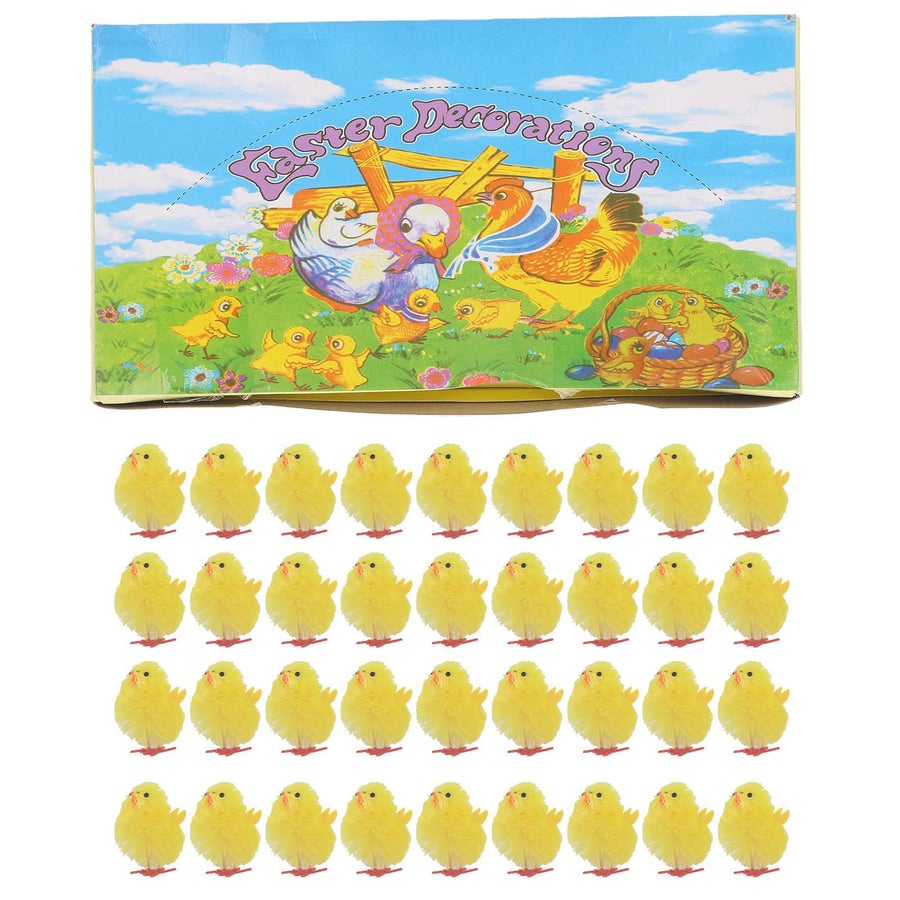 36 Pcs Mini Easter Chicks 4cm Yellow Cute Tiny Easter Chick Decoration for Home Party