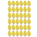 36 Pcs Mini Easter Chicks 4cm Yellow Cute Tiny Easter Chick Decoration for Home Party