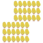 36 Pcs Mini Easter Chicks 4cm Yellow Cute Tiny Easter Chick Decoration for Home Party