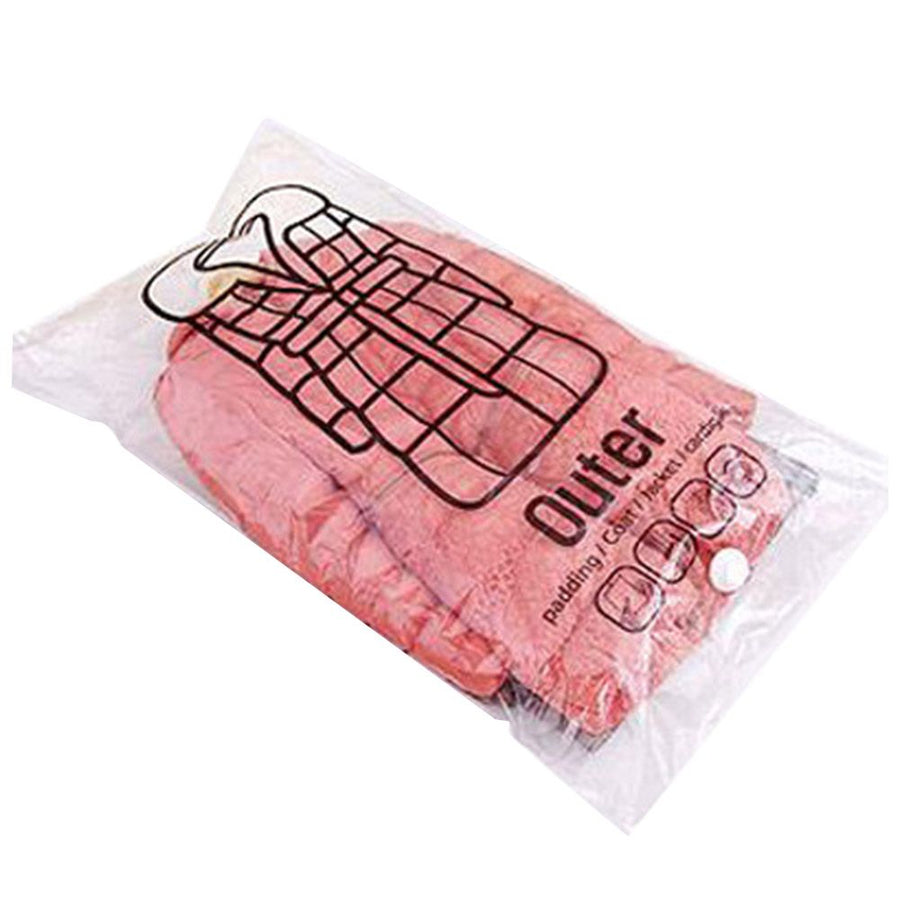 Side Pull Hanging Vacuum Compression Bag Clothes Hook Hanging Clothes Storage and Finishing Bag Clothing Dust Cover