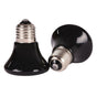 2 Pcs Reptile Heat Lamp 7x7x6cm Pets Warming Health Care Mini Ceramic Heat Emitter 220V 25W