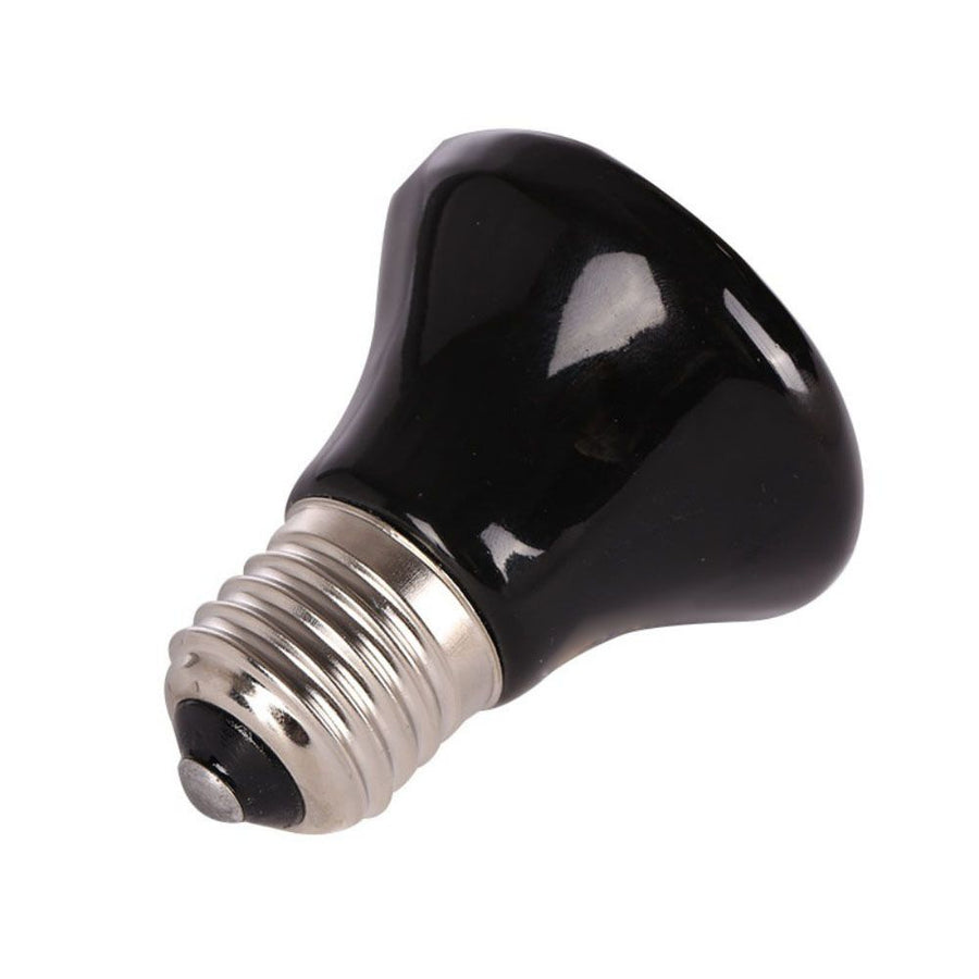 2 Pcs Reptile Heat Lamp 7x7x6cm Pets Warming Health Care Mini Ceramic Heat Emitter 220V 25W