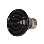 2 Pcs Reptile Heat Lamp 7x7x6cm Pets Warming Health Care Mini Ceramic Heat Emitter 220V 25W