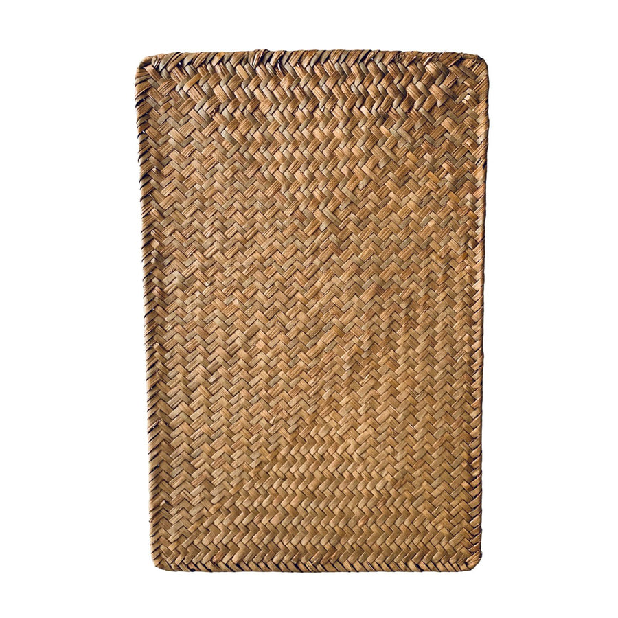 4pcs Woven Placemat Anti Skid Rectangle Seagrass Place Mat for Dining Table Home Wedding Party Banquet 35 X 24cm
