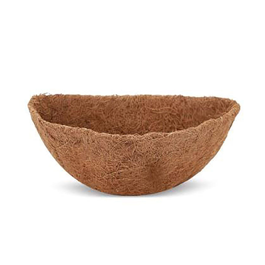 4 Pcs Coconut Liners for Flowers Garden Planters Coconut Fiber Round Hanging Basket Liners 14 Inch