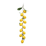 3PCS Artificial Lemon Vine with Green Leaves Hanging Garland Decoration for Home 195cm