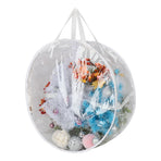 4PCS 30 Inch Holiday Wreath Storage Bag Water Proof PVC Transparent Bag for Home Decoration 76x20cm
