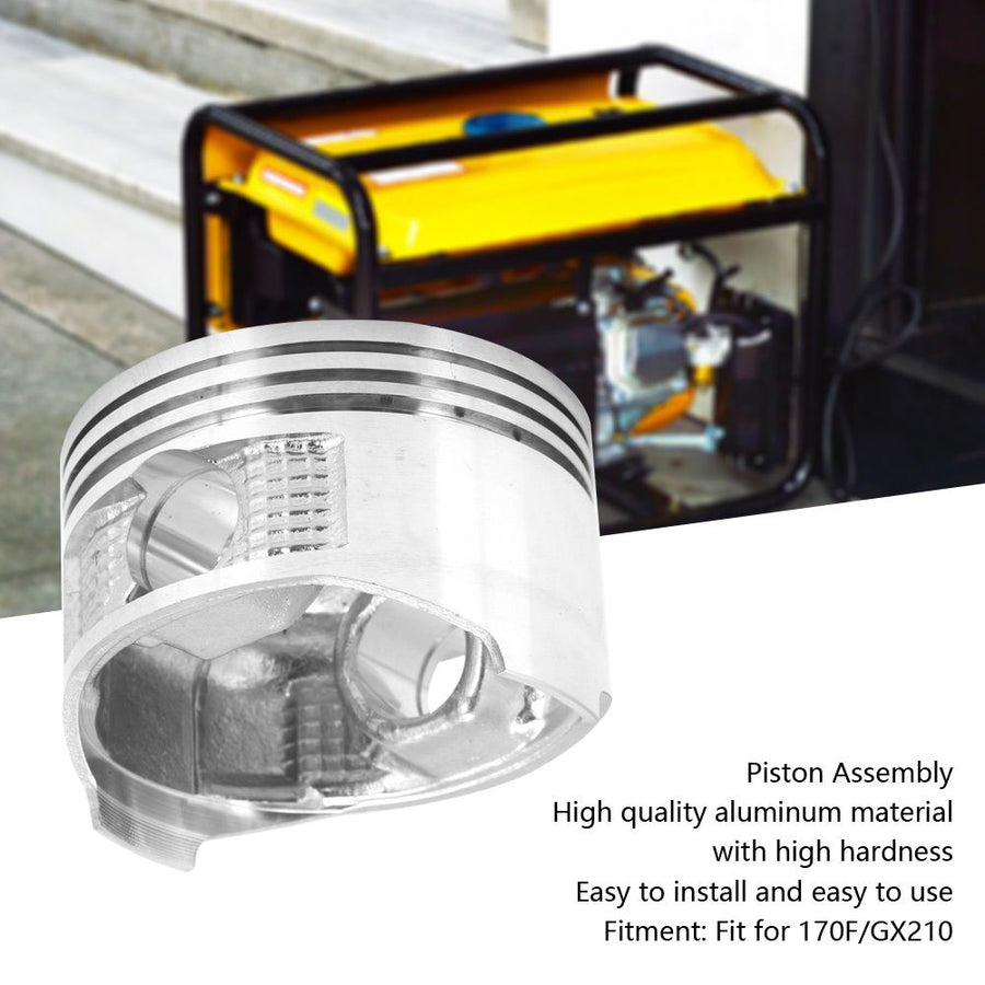 Gasoline Generator Piston Assembly Piston Kit Replacement Accessories Fit for 170F GX210