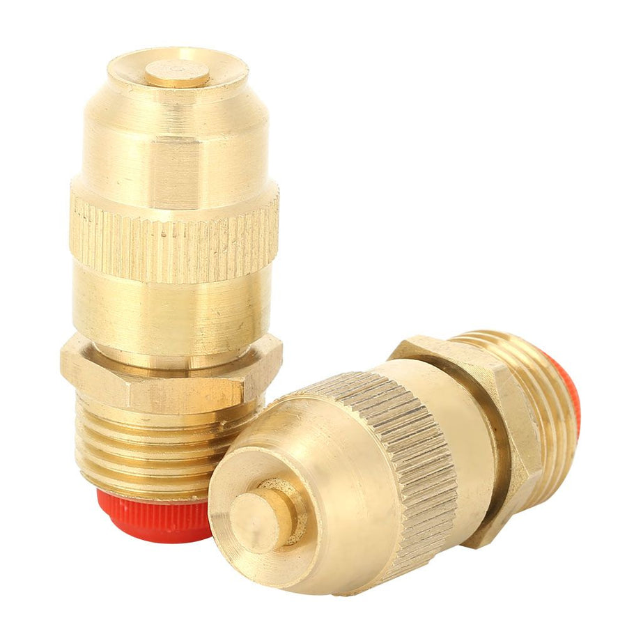 2Pcs G1/2 FNPT DN15 Copper Lawn Sprinkler Misting Water Nozzle Cooling Sprinkling Irrigation