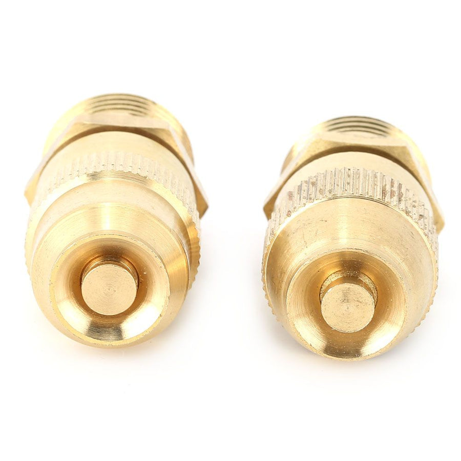 2Pcs G1/2 FNPT DN15 Copper Lawn Sprinkler Misting Water Nozzle Cooling Sprinkling Irrigation