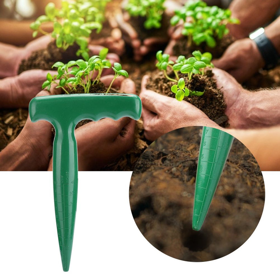 5Pcs Handheld Plastic Garden Soil Puncher Digging Hole Tool for Seedling Transplanting Planting
