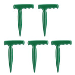 5Pcs Handheld Plastic Garden Soil Puncher Digging Hole Tool for Seedling Transplanting Planting