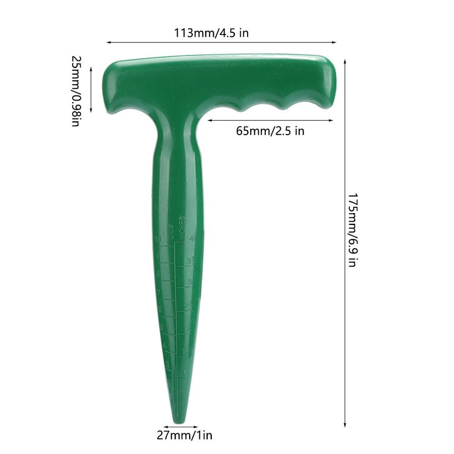 5Pcs Handheld Plastic Garden Soil Puncher Digging Hole Tool for Seedling Transplanting Planting
