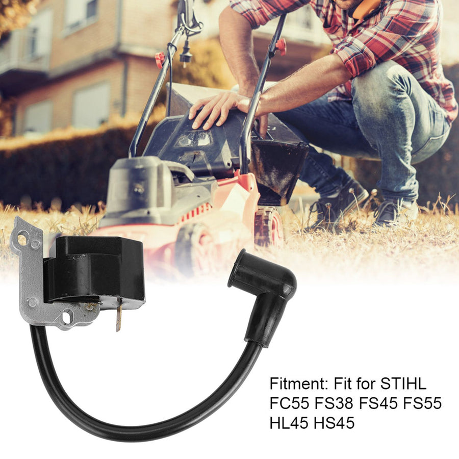Ignition Coil Replacement Accessories Parts Fit for STIHL FC55 FS38 FS45 FS55 HL45 HS45