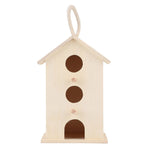Hanging Wooden Bird Nests House Breeding Resting Box Supplies Outdoors Garden for Parrots