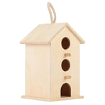 Hanging Wooden Bird Nests House Breeding Resting Box Supplies Outdoors Garden for Parrots