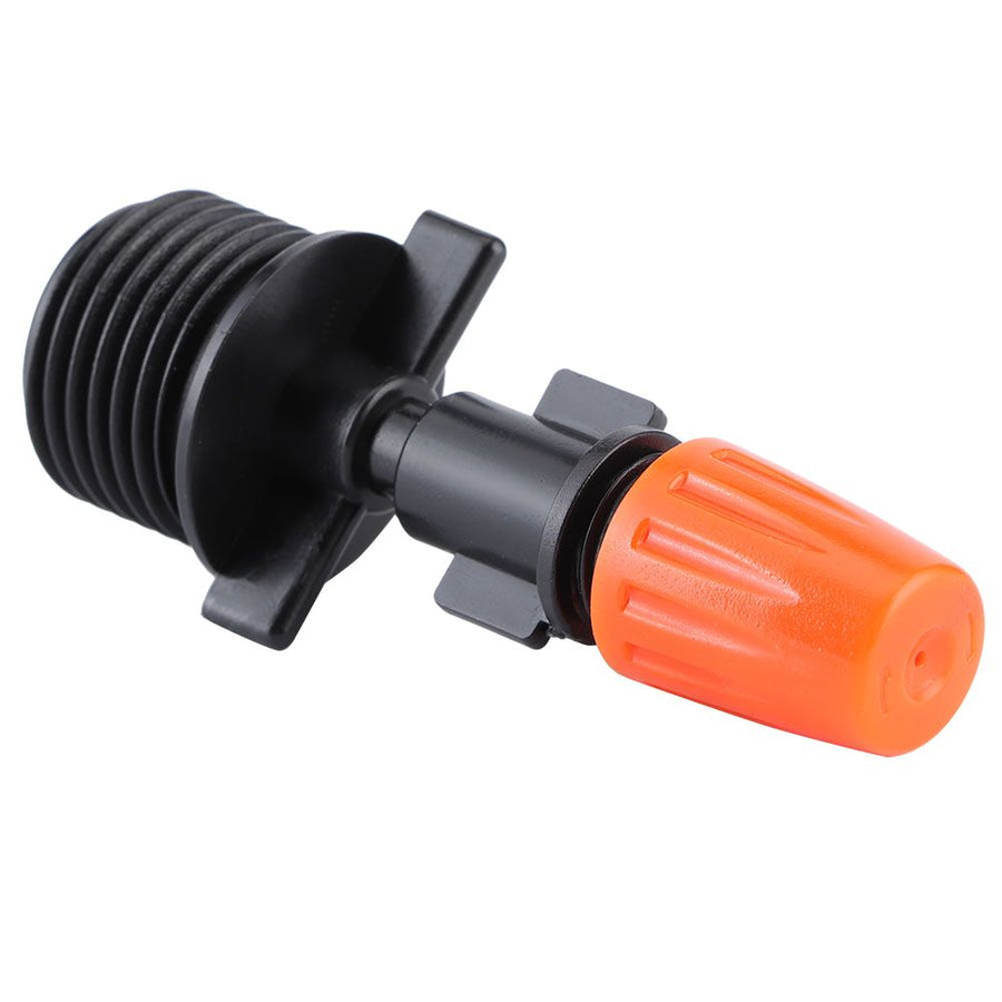 20Pcs G1/2in Single Head Orange Garden Irrigation Misting Spray Nozzle for Greenhouse Use