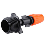 20Pcs G1/2in Single Head Orange Garden Irrigation Misting Spray Nozzle for Greenhouse Use