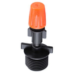 20Pcs G1/2in Single Head Orange Garden Irrigation Misting Spray Nozzle for Greenhouse Use