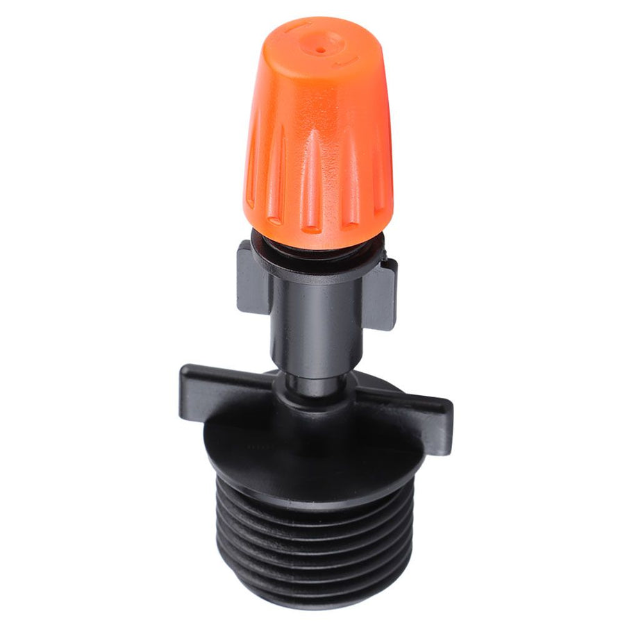 20Pcs G1/2in Single Head Orange Garden Irrigation Misting Spray Nozzle for Greenhouse Use