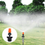20Pcs G1/2in Single Head Orange Garden Irrigation Misting Spray Nozzle for Greenhouse Use