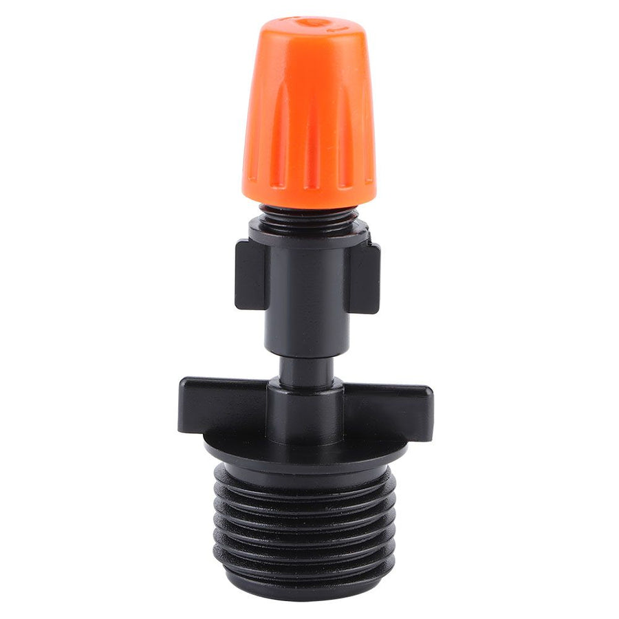 20Pcs G1/2in Single Head Orange Garden Irrigation Misting Spray Nozzle for Greenhouse Use