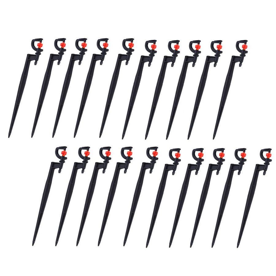 20pcs GType 360 Degree Rotation Sprinkler Watering Spray Nozzle Accessory for Garden Lawn