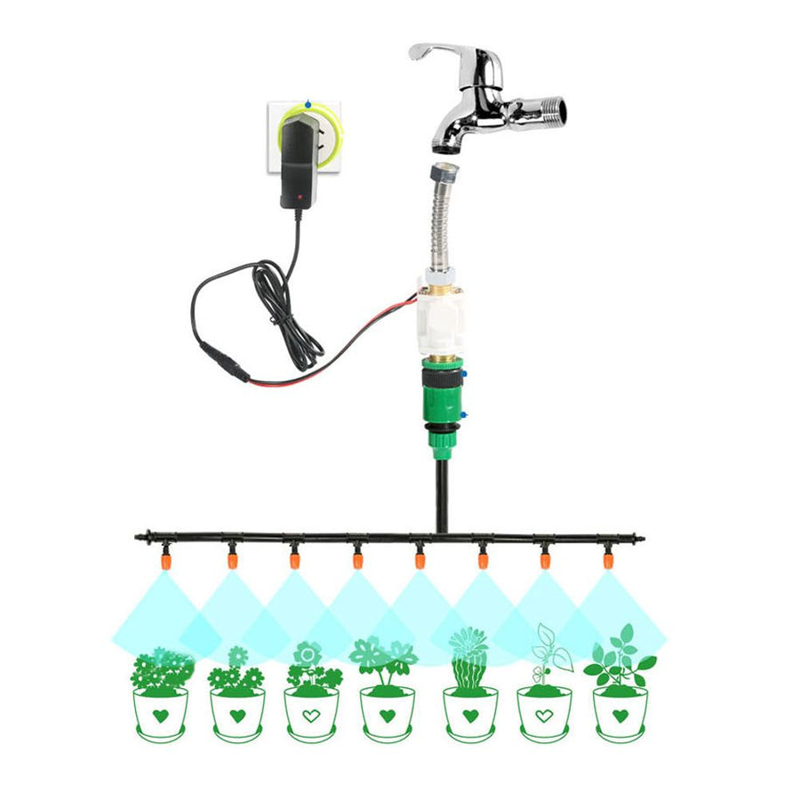 Solenoid Valve Automatic Watering Device Faucet Atomizing Micro Nozzles