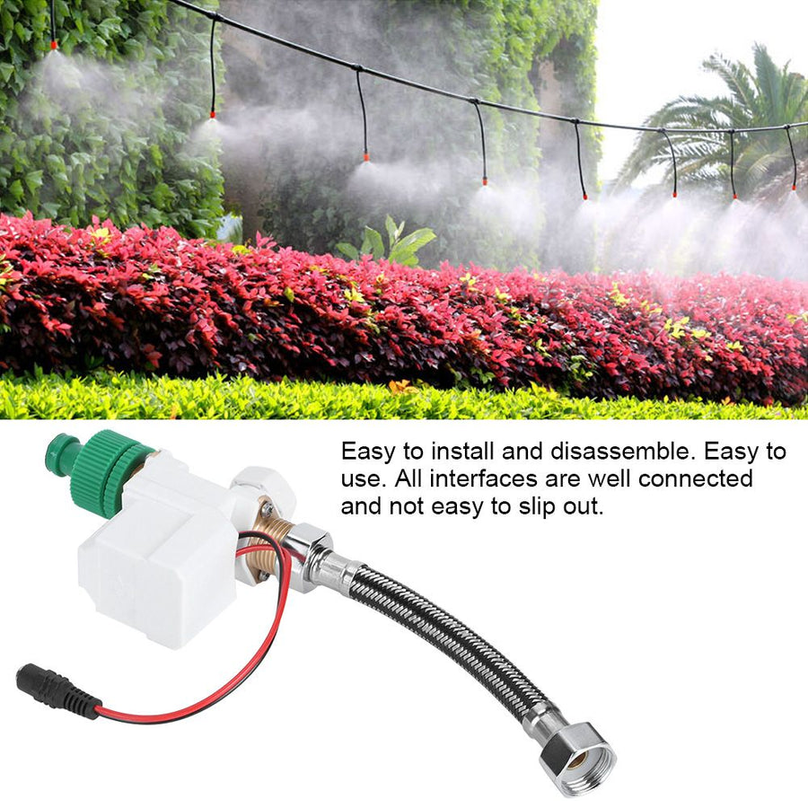 Solenoid Valve Automatic Watering Device Faucet Atomizing Micro Nozzles
