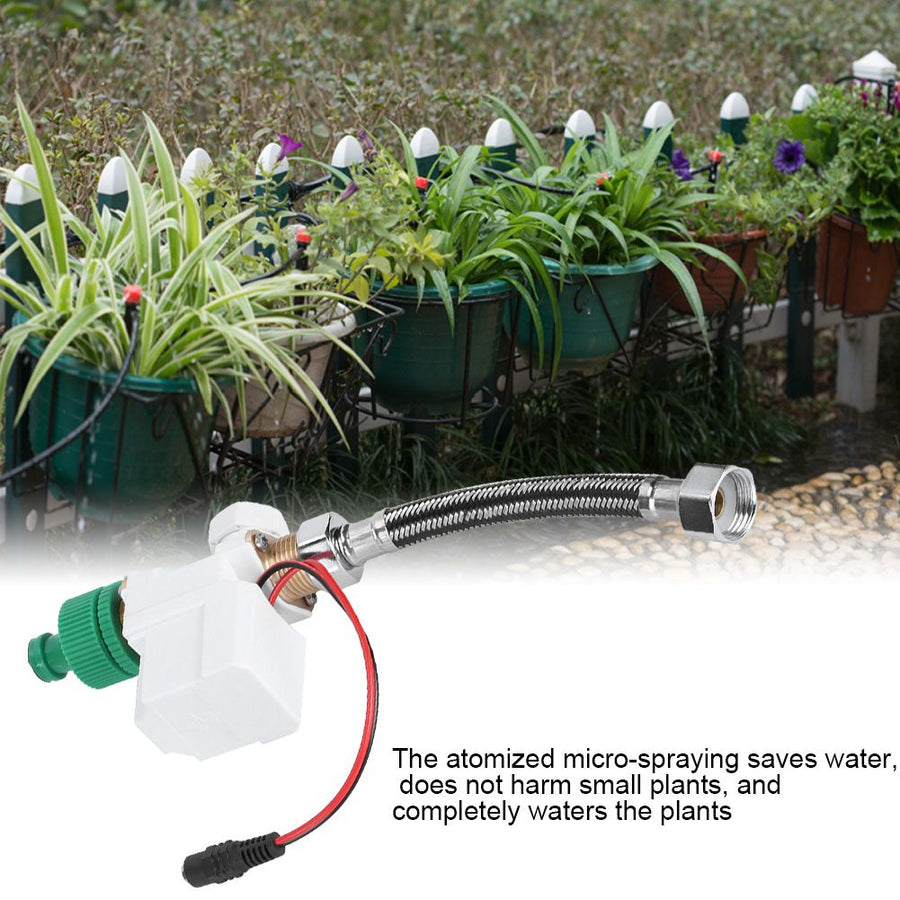 Solenoid Valve Automatic Watering Device Faucet Atomizing Micro Nozzles