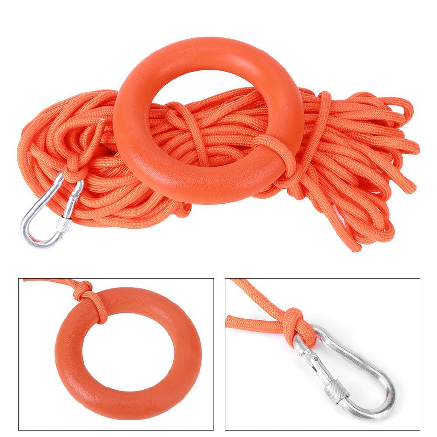 10mm Diameter 30m Long LifeSaving Line NonReflective Safety Rope with PullRing