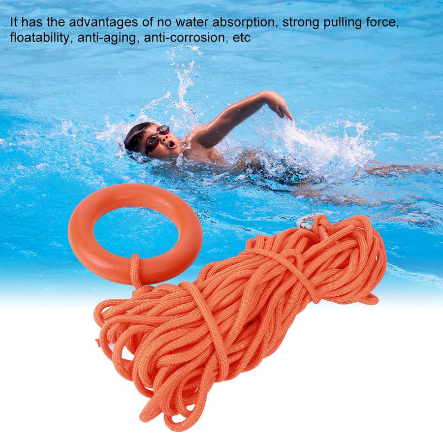 10mm Diameter 30m Long LifeSaving Line NonReflective Safety Rope with PullRing