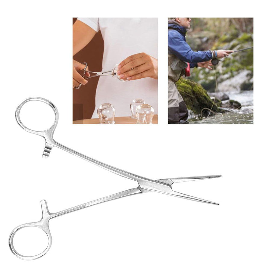 16cm Stainless Steel Surgical Straight Hemostatic Forceps Pet Hair Clamp Pliers Pets Supplies