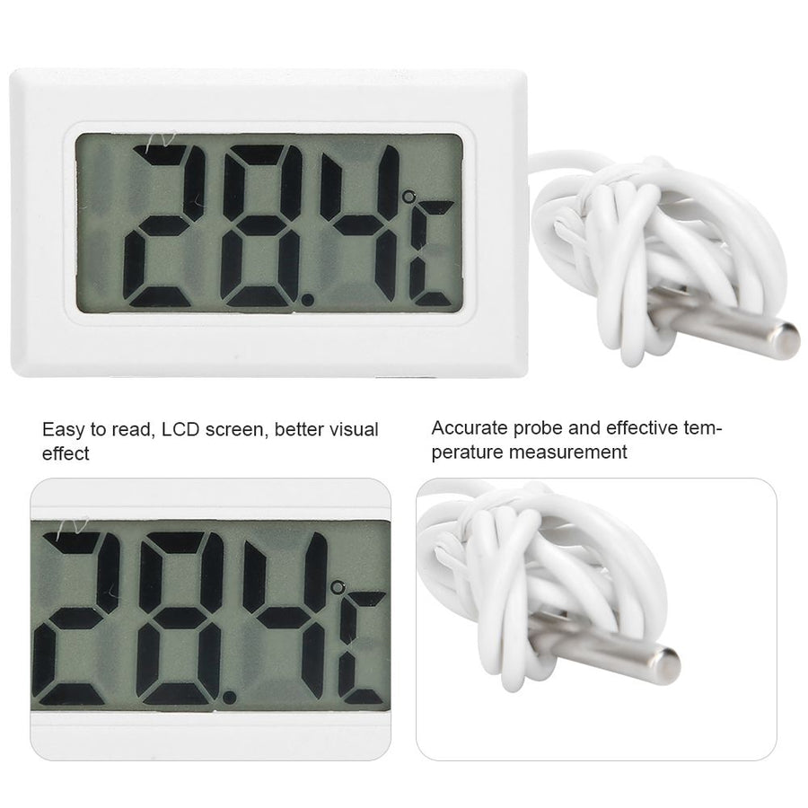 Portable Digital Temperature Meter Sensor with Mini Probe Meter Beehive Thermometer