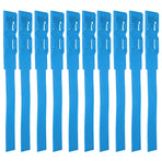 10pcs Identification ID Collars Bands Cow Cattle Marking Ring Supplies for Farm LivestockBlue