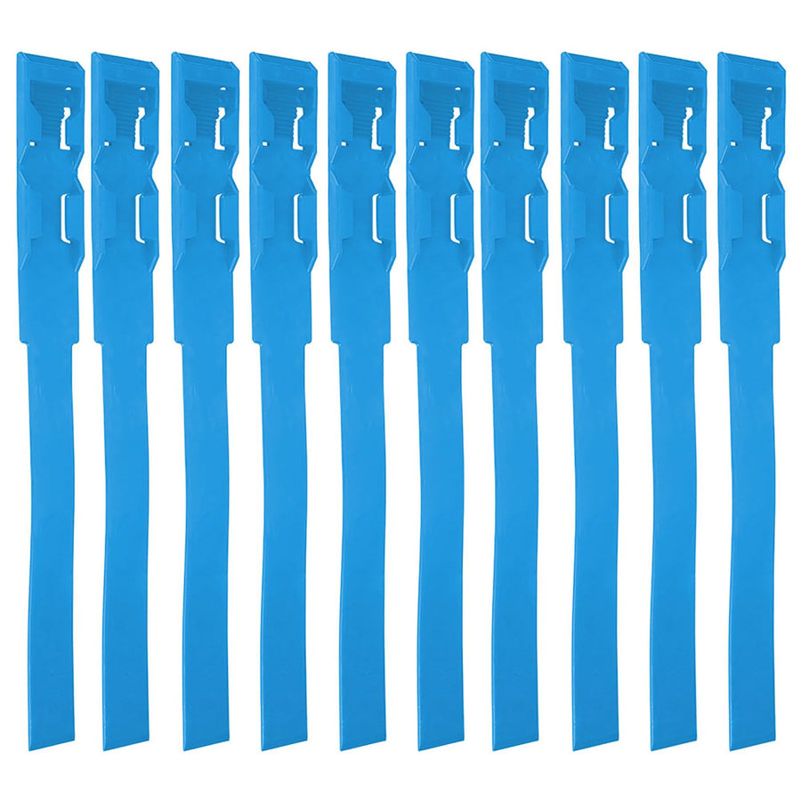 10pcs Identification ID Collars Bands Cow Cattle Marking Ring Supplies for Farm LivestockBlue