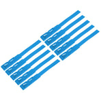 10pcs Identification ID Collars Bands Cow Cattle Marking Ring Supplies for Farm LivestockBlue