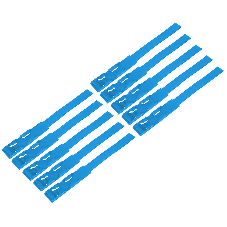 10pcs Identification ID Collars Bands Cow Cattle Marking Ring Supplies for Farm LivestockBlue
