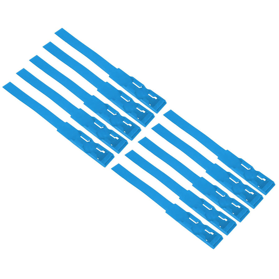 10pcs Identification ID Collars Bands Cow Cattle Marking Ring Supplies for Farm LivestockBlue