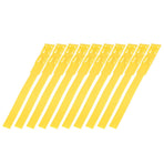 10pcs Identification ID Collars Bands Cow Cattle Marking Ring Supplies for Farm LivestockYellow
