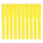 10pcs Identification ID Collars Bands Cow Cattle Marking Ring Supplies for Farm LivestockYellow