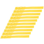 10pcs Identification ID Collars Bands Cow Cattle Marking Ring Supplies for Farm LivestockYellow