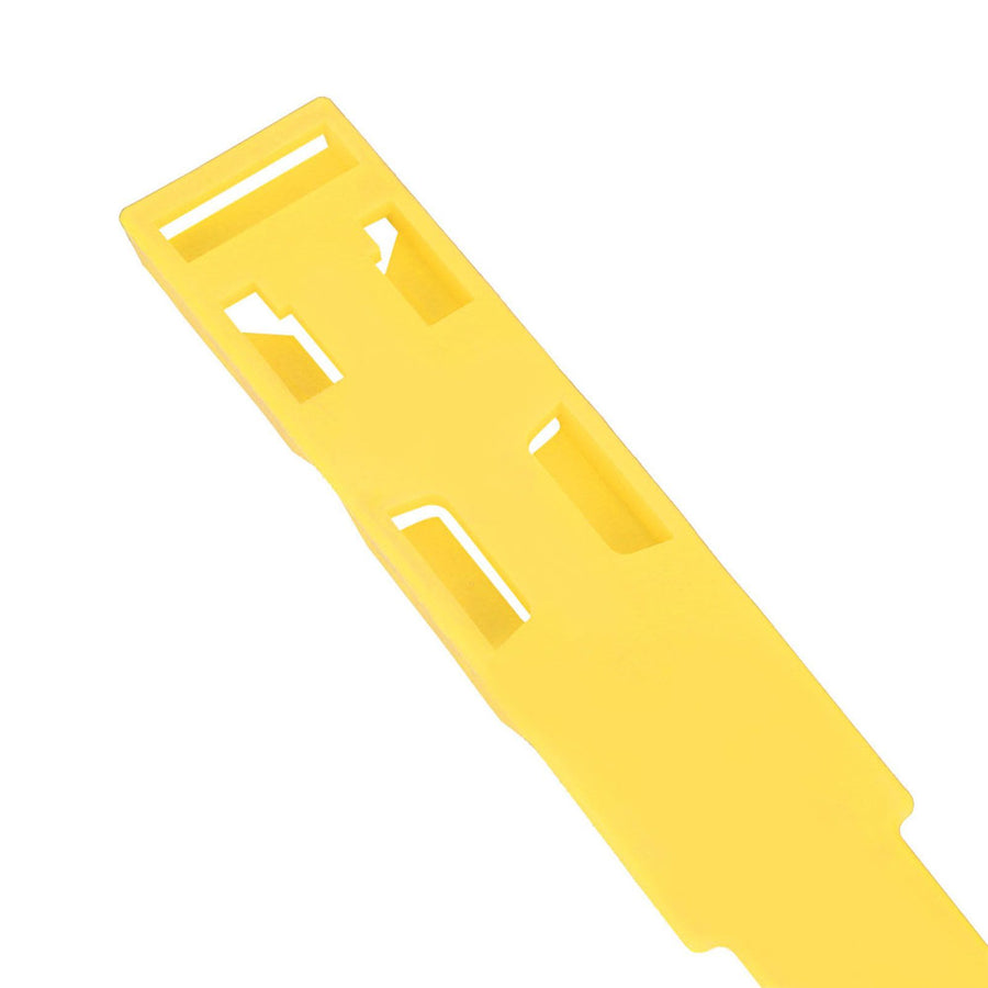 10pcs Identification ID Collars Bands Cow Cattle Marking Ring Supplies for Farm LivestockYellow