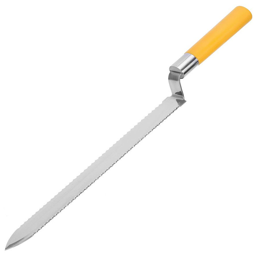Stainless Steel Beekeeping Serrated Honey Scraping Knife Uncapping Knife Beekeeper Tools