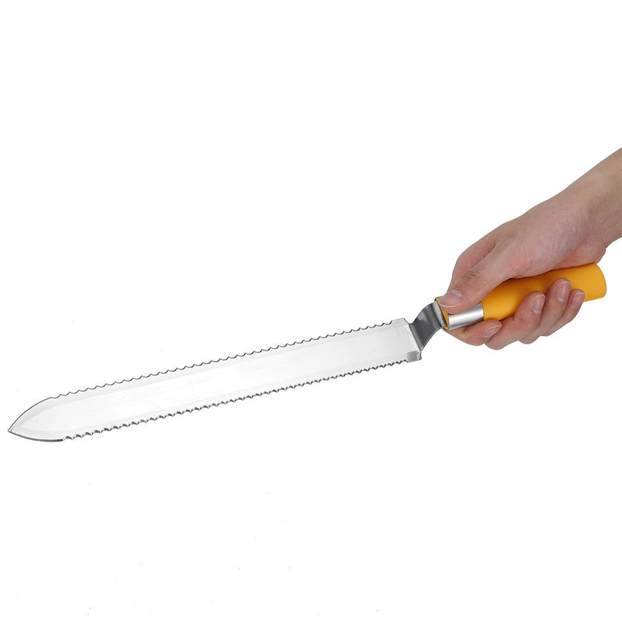 Stainless Steel Beekeeping Serrated Honey Scraping Knife Uncapping Knife Beekeeper Tools