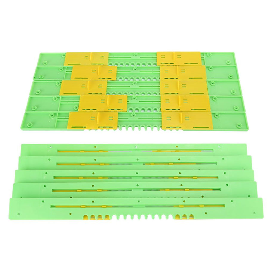 5Pcs Set Plastic Beehive Door Anti‑Escape Entrance Gate Guard Beekeeping Accessory 45cm