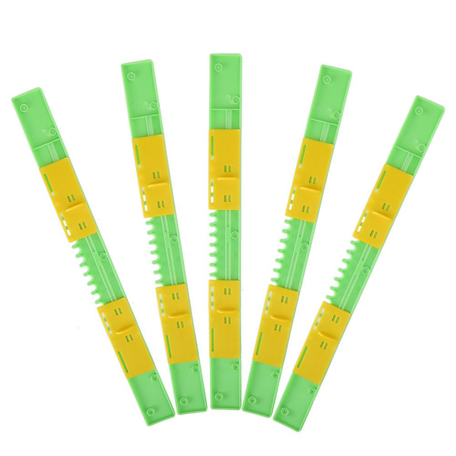 5Pcs Set Plastic Beehive Door Anti‑Escape Entrance Gate Guard Beekeeping Accessory 45cm