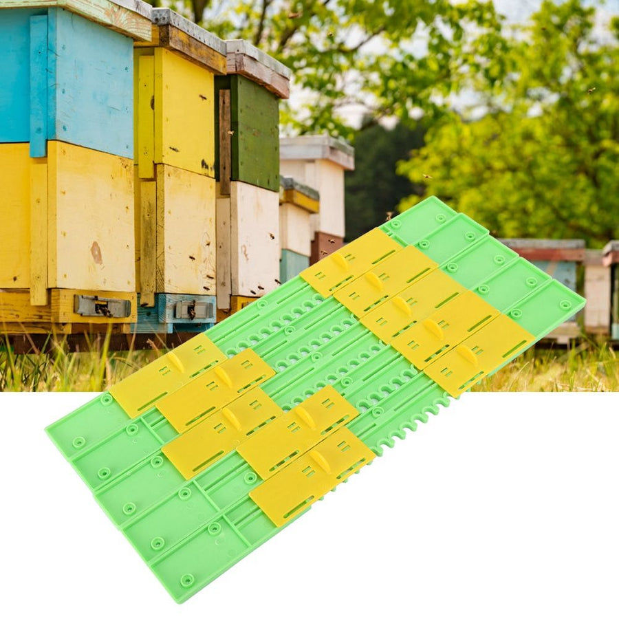 5Pcs Set Plastic Beehive Door Anti‑Escape Entrance Gate Guard Beekeeping Accessory 45cm